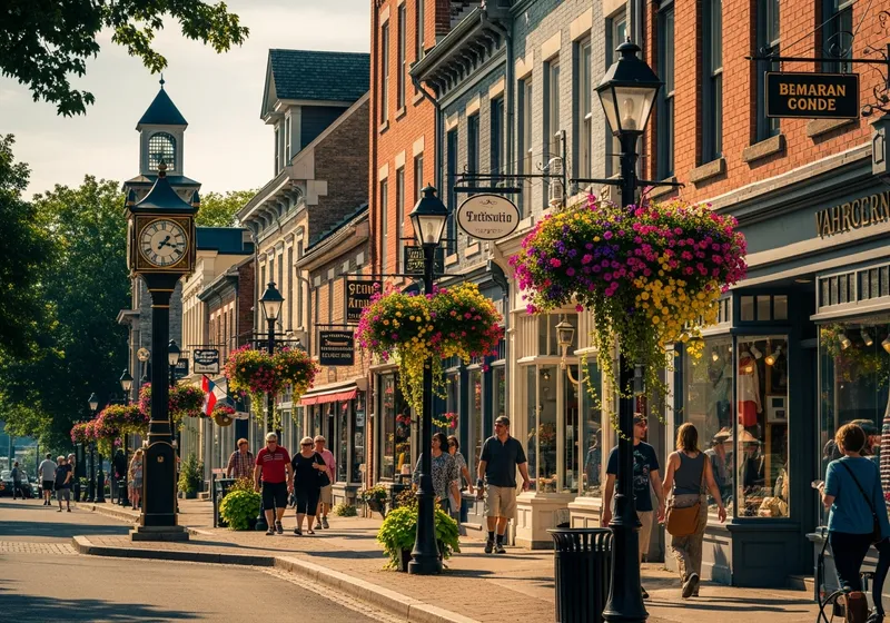 Historic street in Niagara-on-the-Lake