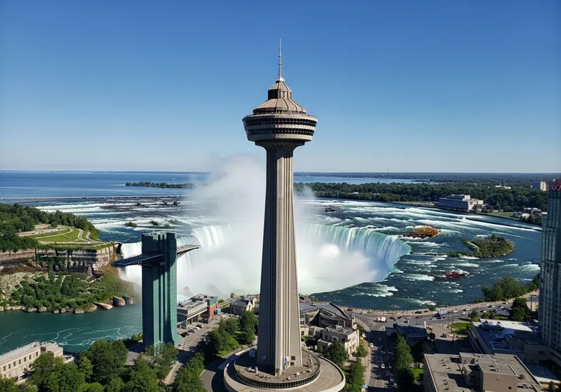 Skylon Tower above the Niagara skyline