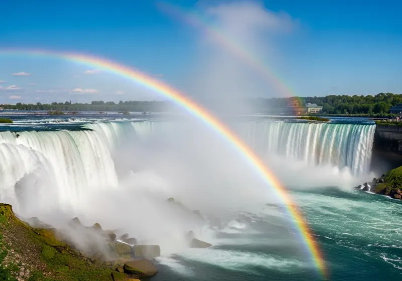Rainbow over Niagara Falls